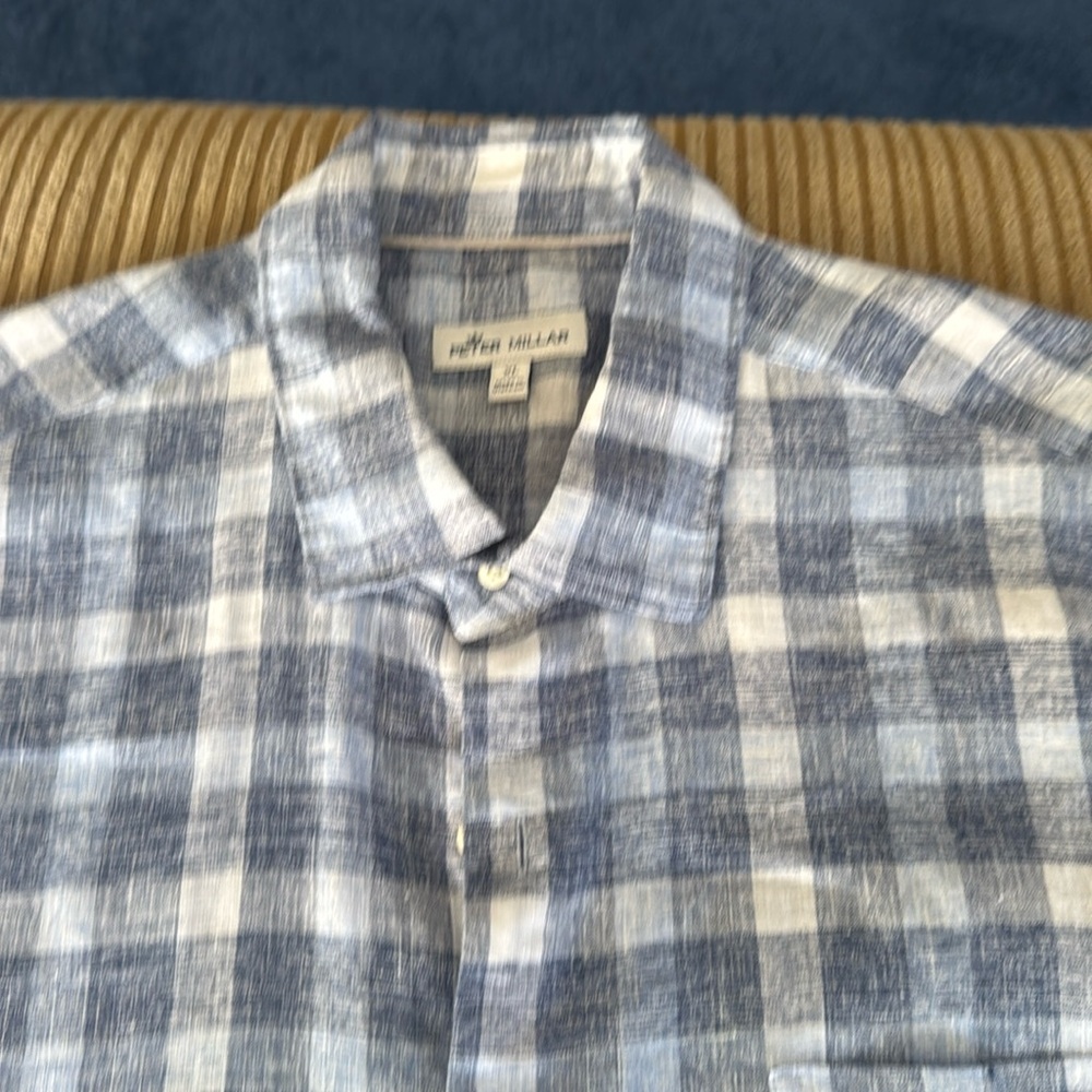 Men’s Peter Millar XL button down casual shirt